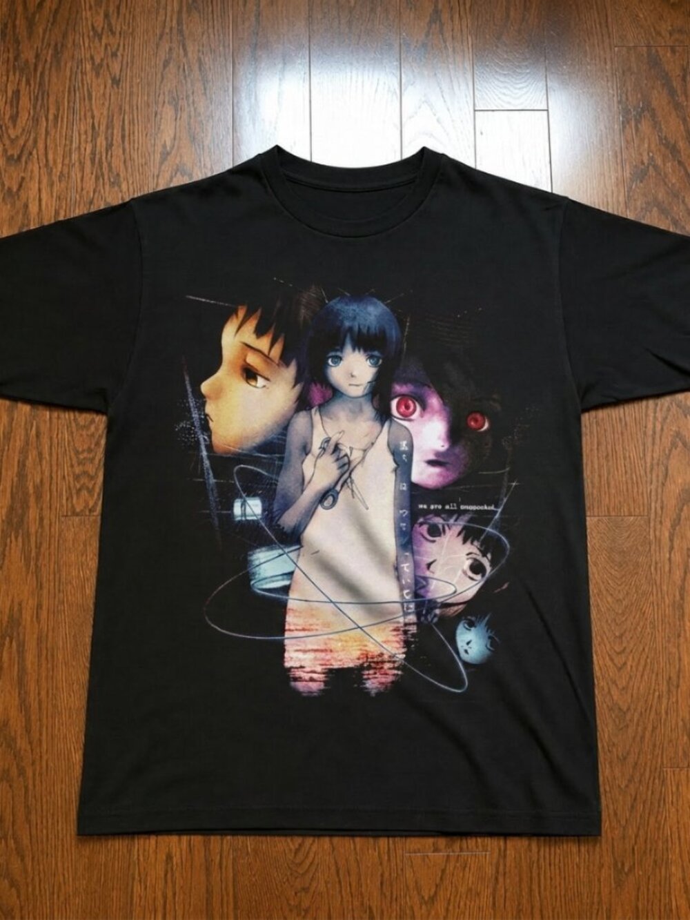 Serial Experiments Lain Geeks Rule T-Shirt Reprint
